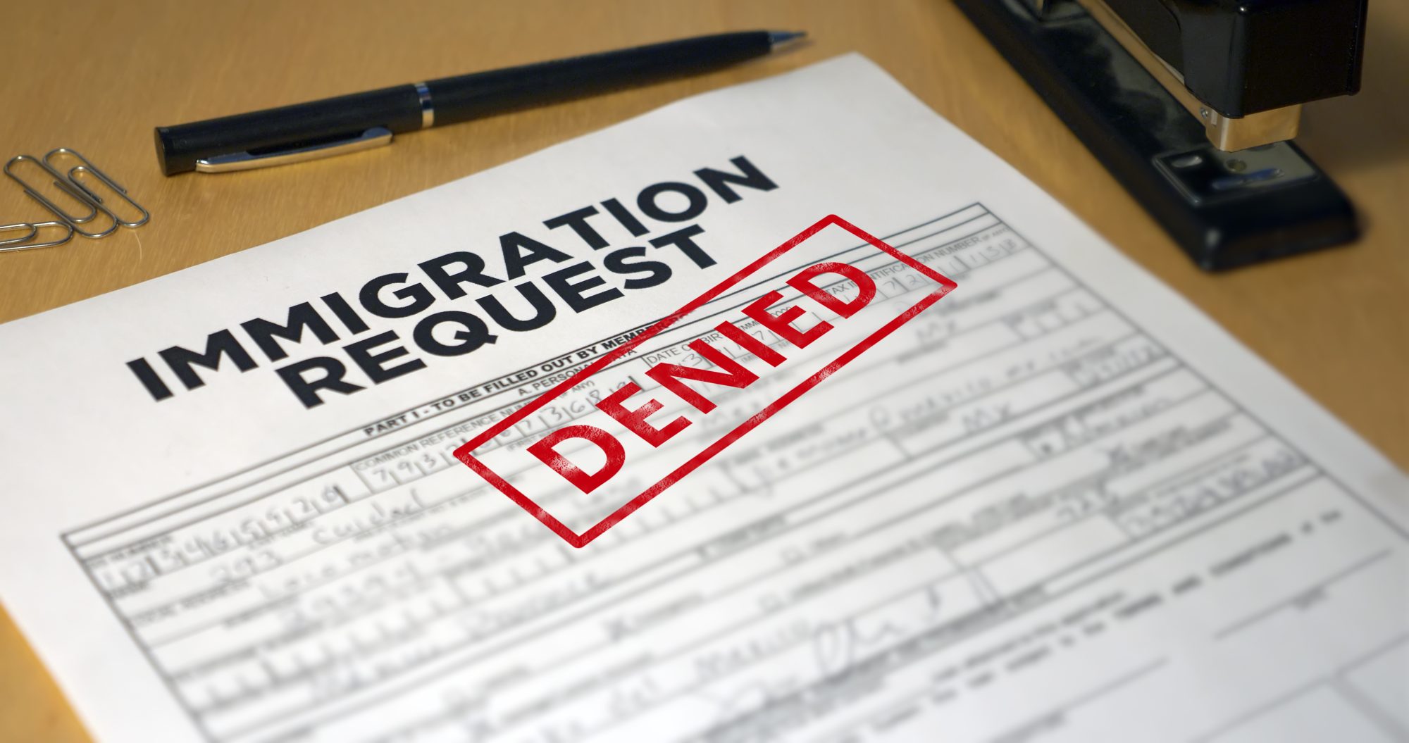 What happens if my immigration application is denied?